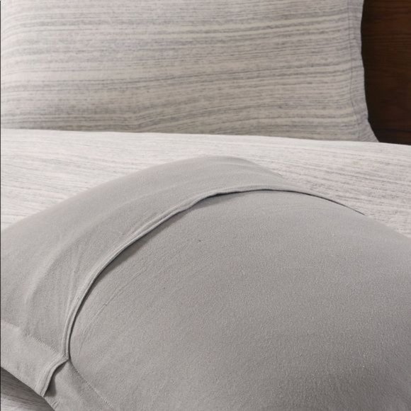 Urban Habitat Space Dyed Melange Cotton Jersey Knit Comforter Set, Twin/ XL Twin - Picture 6 of 10